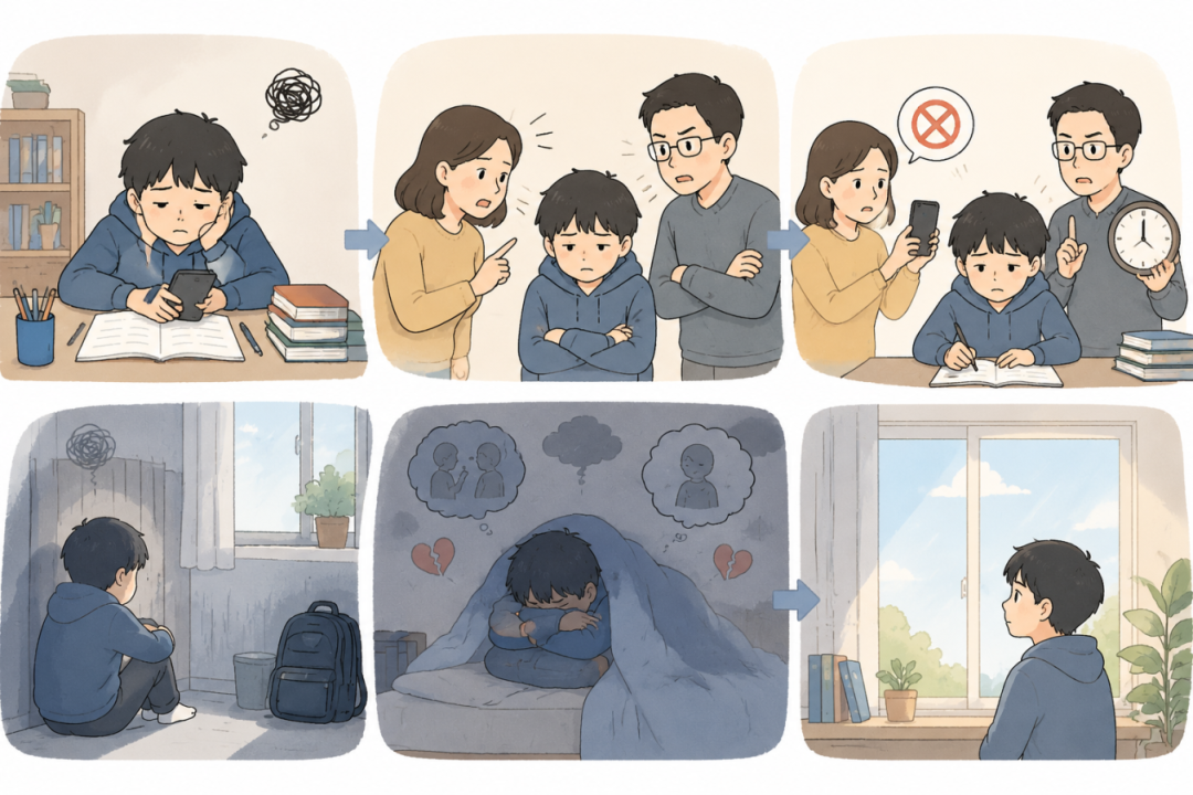 重新理解青少年拒学：四种核心的拒学原因
